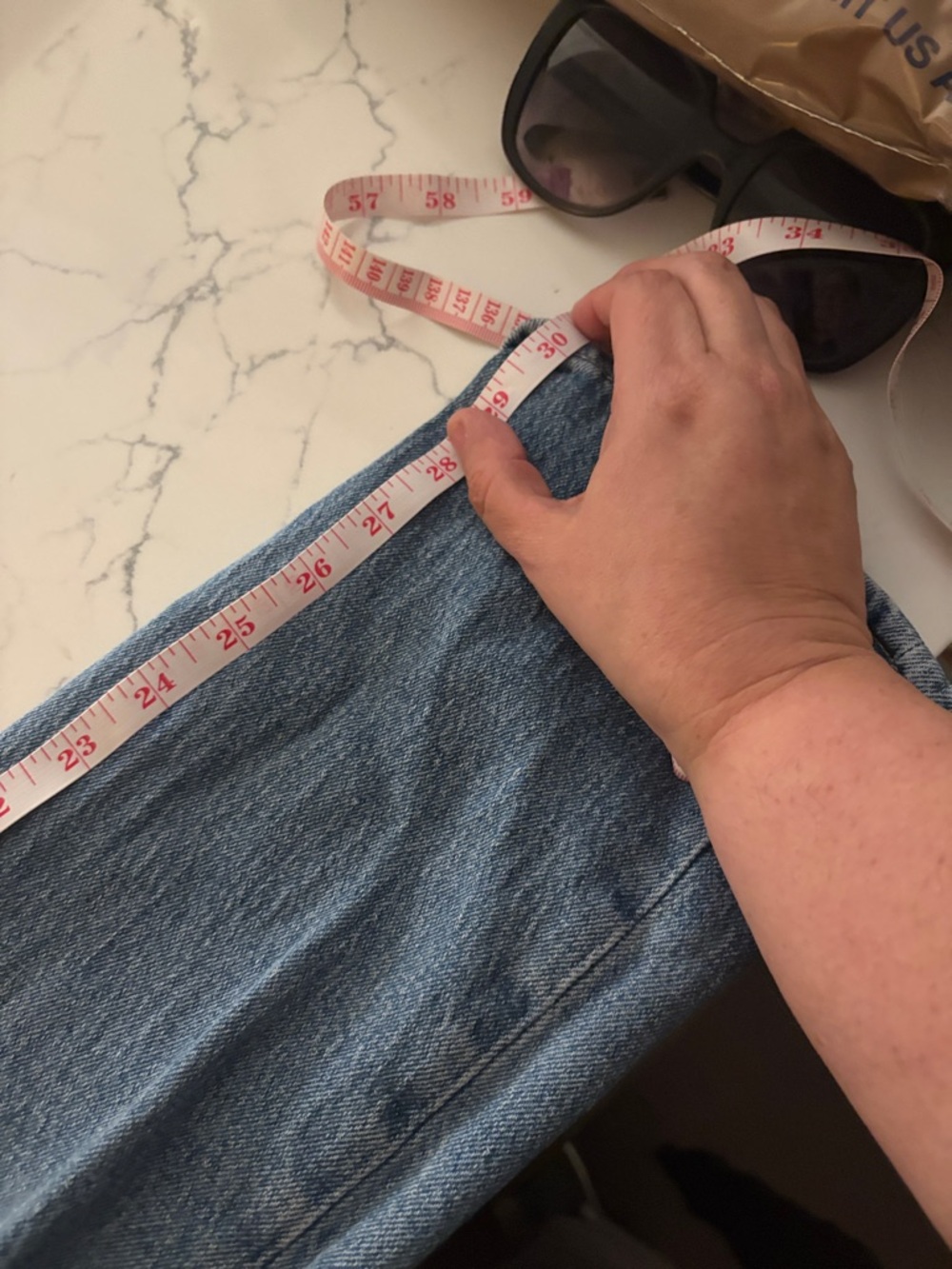 GAP Women's Straight Leg Jeans in Blue - Picture 6 of 6
